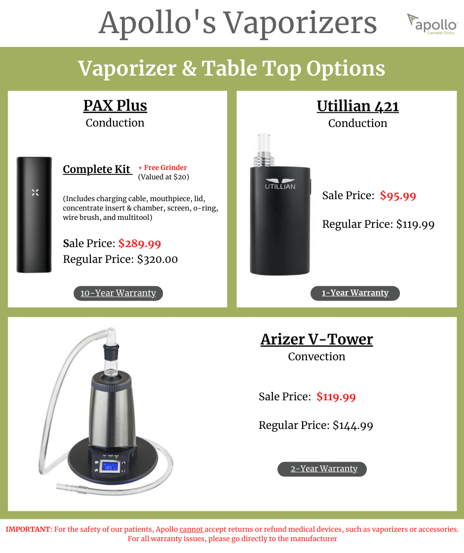 Apollo's Vaporizers for sale